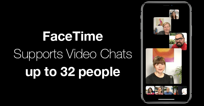 FaceTime Will Support Video Chats up to 32 People
